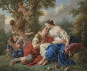 Rinaldo And Armida by Louis Lagrenee