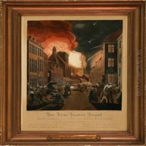 From The British Bombardment Of Copenhagen by Gerhard Ludwig Lahde