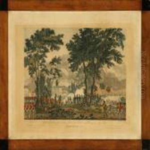 A Battle Scene From The Danish-english War In 1807 by Gerhard Ludwig Lahde