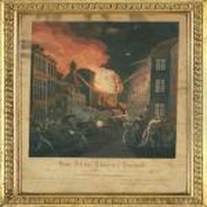 The English Bombardment Of Copenhagen 1807 by Gerhard Ludwig Lahde