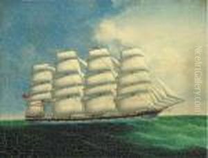 The Four-master County Of Edinburgh At Sea by Lai Fong