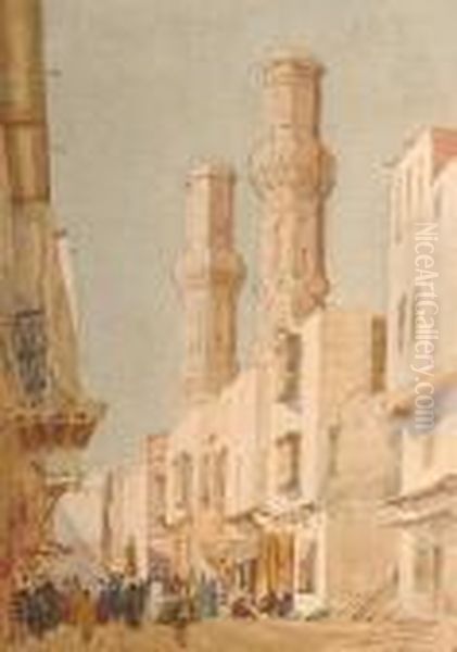 A Cairo Street Scene. - view 1
