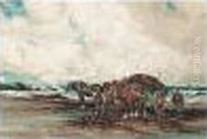 Kelp Gatherers by Tomson Laing