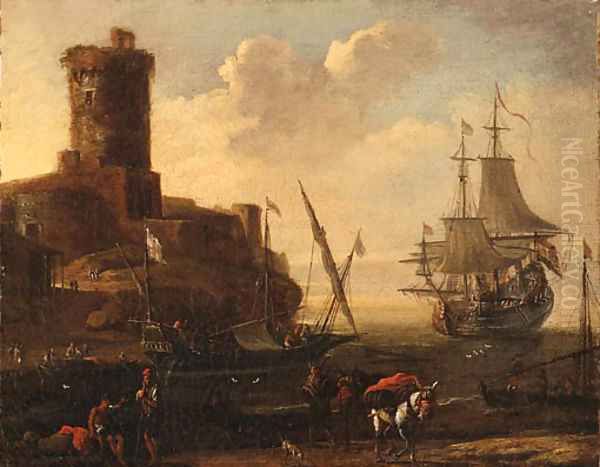 A Mediterranean Port - view 1