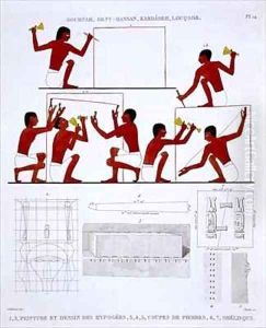 Stonemasons at Work by Frederic Cailliaud