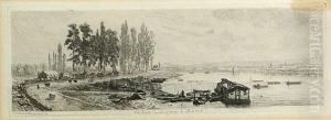 Les Bords De La Seine by Maxime Lalanne