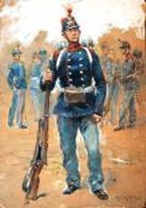 Garde Republicain by Alphonse Lalauze
