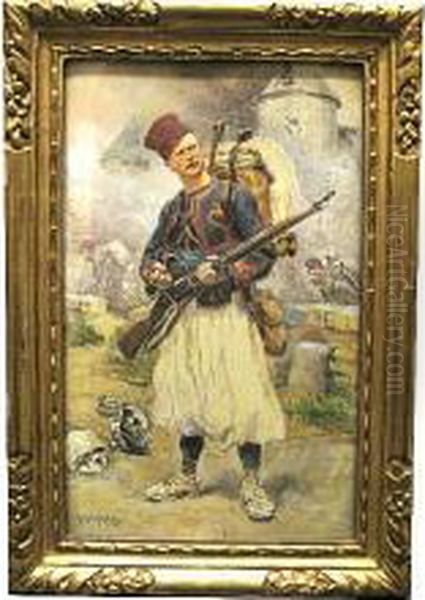A Zouave Soldier In The Field - view 1