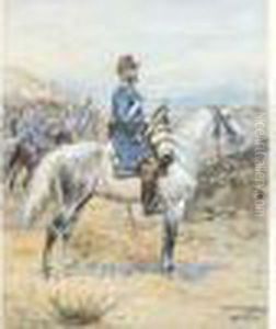 Trompette Du 1er Regiment Des Chasseurs D'afrique by Alphonse Lalauze