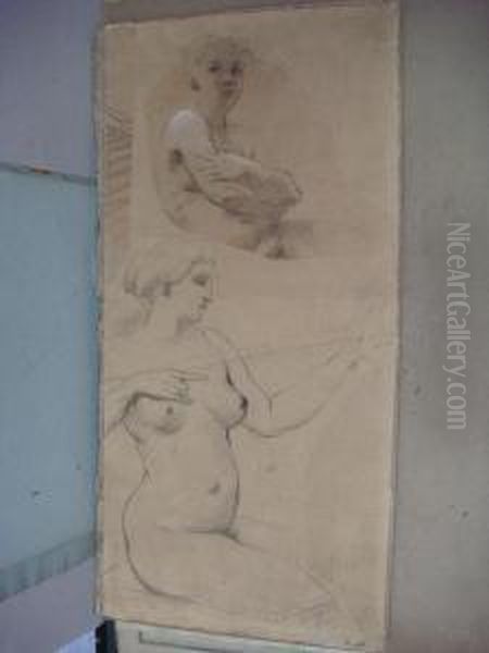 Deux Etudes De Femmes Nues - view 1