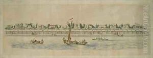 Ravenswood Long Island near Hallets Cove by Currier