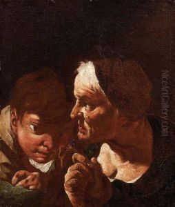 Ragazzo E Vecchia by Giulia Lama