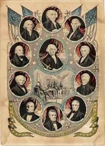 The Presidents of the United States by Currier