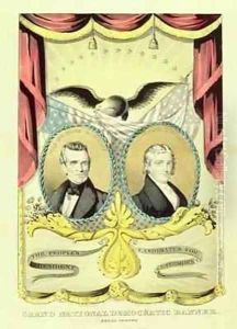 Grand National Democratic Campaign Poster by Currier