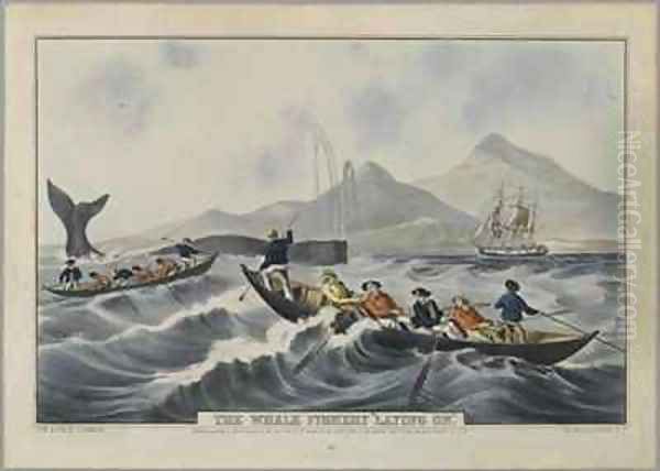 The Whale Fishery Laying On - view 1