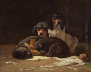 After Playtime by Frederick Mortimer Lamb
