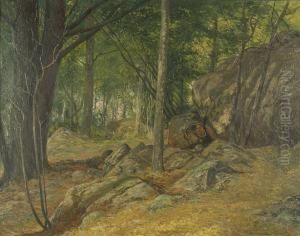 Wooded Landscape by Frederick Mortimer Lamb