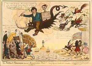 The Political Champion turned Resurrection Man Out of thy own Mouth will condemn thee by Isaac Robert Cruikshank