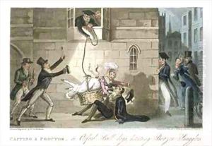 Capping a Proctor or Oxford Bull dogs detecting Brazen Smugglers by Isaac Robert Cruikshank