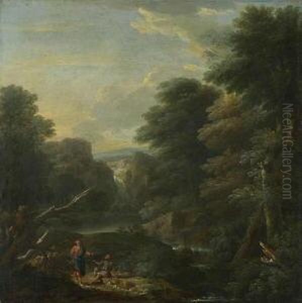 Arkadische Landschaft Mit
Figurenstaffage. - view 1