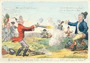 Killing no Murder or a New Ministerial way of settling the affairs of the Nation by Isaac Robert Cruikshank