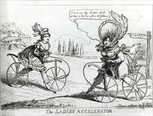 The Ladies Accelerator by Isaac Robert Cruikshank