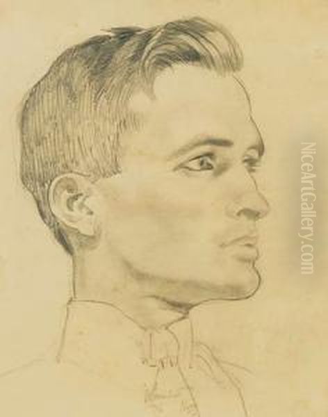 Head Study Circa 1910-1920 - view 1