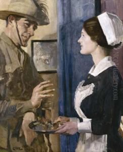 The Trooper And The Maid by George Lambert