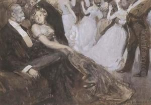 No Assets: At An "at Home" by George Lambert