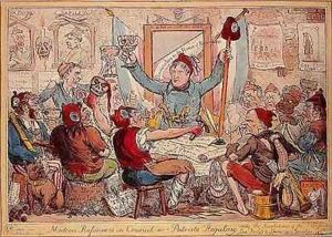 Modern Reformers in Council or Patriots Regaling