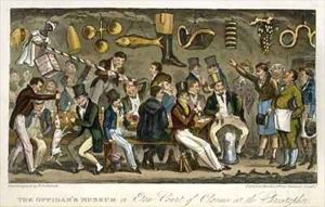 The Oppidans Museum or Eton Court of Claims at the Christopher by Isaac Robert Cruikshank