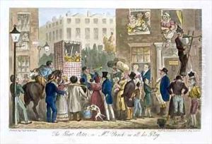 The Great Actor or Mr Punch in all his Glory by Isaac Robert Cruikshank
