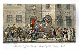 The Post Office Bristol Arrival of the London Mail