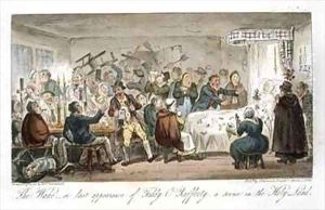 The Wake or last appearance of Teddy ORafferty a scene in the Holy Land by Isaac Robert Cruikshank