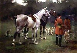 The Hunt by Josep Cusachs y Cusachs