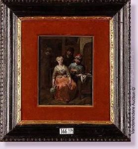 Scene De Cabaret by Jan Baptist Lambrechts