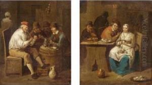 A Pair Of Tavern Interiors