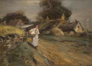 Scene At Liff, Dundee by William Bradley Lamond