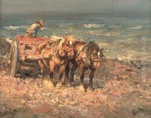 Gathering Wrack by William Bradley Lamond