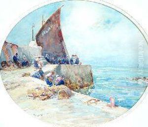 Unloading The Catch, Arbroath Harbour