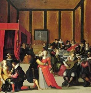 Scene Galante or The Five Senses