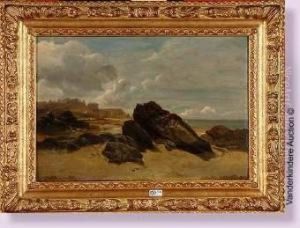 Cote Aux Rochers by Jean-Pierre-Francois Lamoriniere