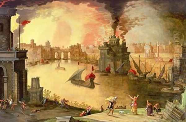 The Burning of Troy - view 1