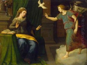 Annunciation by Michiel Van Coxcie
