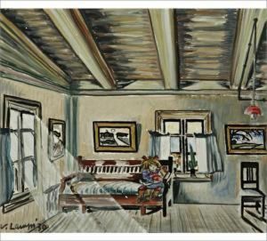 Girl On A Couch by Vilho Lampi