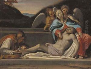 The Lamentation 2 by Annibale Carracci