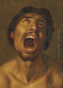 A man shouting by Annibale Carracci
