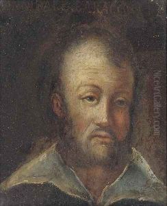 Portrait of a man, bust-length by Annibale Carracci