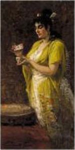 The Hand Of Cards by Egisto Lancerotto