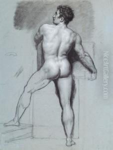 Ensemble De 3 Academies D'homme by Joseph Ferdinand Lancrenon